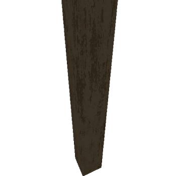 Sharp Wooden Pillar {3} 0.75M 4